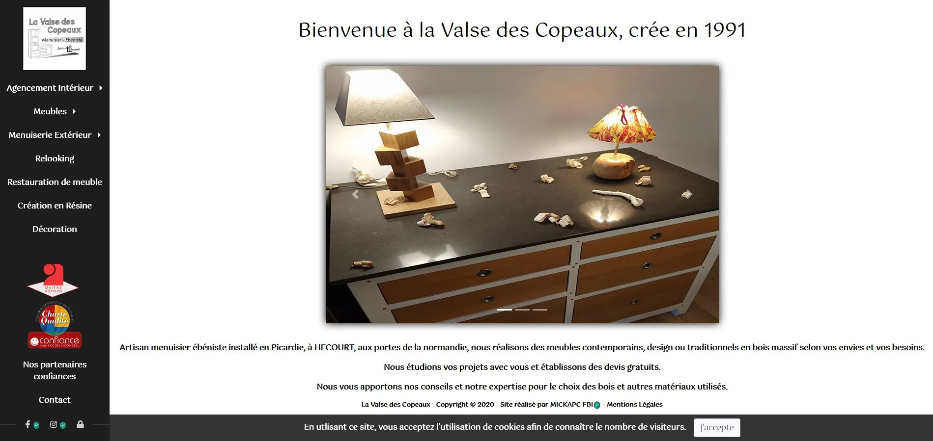 Image du site de la valse des copeaux